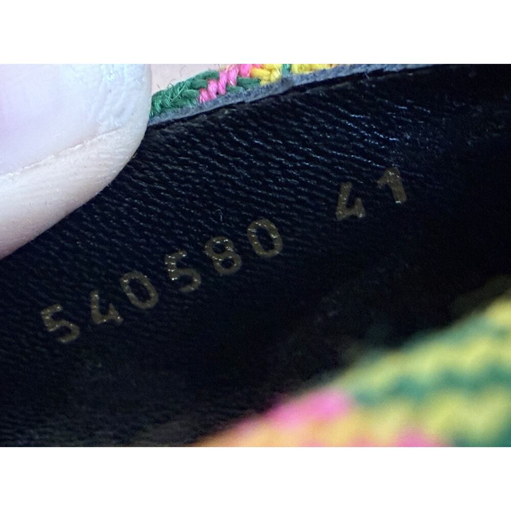 Balenciaga BB Logo Tweed Mules EU 41 US 10.5 Pointed Toe Heels Italy - Picture 10 of 10